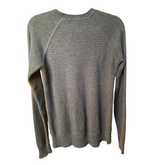 Lululemon Still Lotus Reversible Crew Neck Sweater Black Gray Womens - Picture 2 of 8